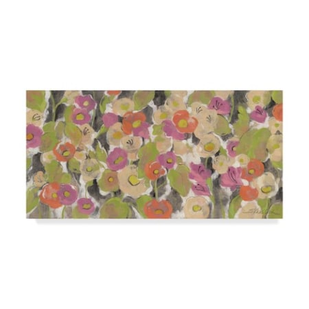 Silvia Vassileva 'Velvety Florals' Canvas Art,24x47